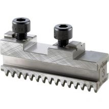 Röhm Gmbh - Mors de remplacement à vis de fixation, 3 mors, pour mandrin à crémaillère à 3 mors, duro-t, Taille : 160 mm