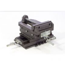 Morsa a croce regolabile Sogi per trapano a colonna 125 mm fresa fresatrice