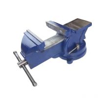 Morsa da banco girevole 125 mm incudine professionale in ghisa e acciaio