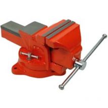 Morsa da banco girevole in ghisa - mm.125 base girevole Doc utensili
