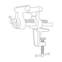 Morsa per graffette amatoriale 90 mm Outifrance