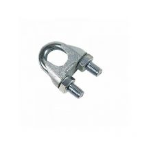 Morsetti a cavallotto-Clip a U-Serracavo zincato-Tendicavo-Conf. 10 pezzi-varie misure 7-8 mm