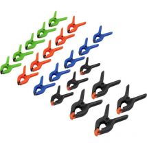 Morsetti di fissaggio mini in kit da 22 pezzi Basetech 1529585 Dimensione del prodotto, lunghezza: 90 mm