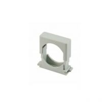 Morsetti fissatubo per tubo rigido grigio clips a morsetto fissaggio fascette pezzi per confezione: 5 diametro tubo: da 14 mm a 22 mm