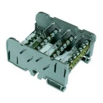 Morsettiera di distribuzione 125A 4 Poli Cabur QBLOK4125