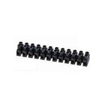Morsettiera mammut, 10mm², 12 poli, 400V 61A, nero Wimex 6030810