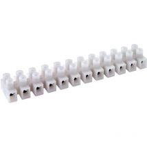 Morsettiera mammut, 16mm², 12 poli, 400V 76A, bianco Wimex 6030850