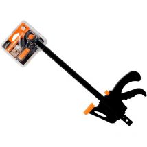 Morsetto a sgancio rapido strettoio reversibile serraggio a cricchetto morsa da falagname per bricolage 250 mm