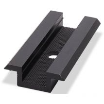 Morsetto intermedio universale in alluminio per fissaggio di moduli fotovoltaici anodizzato nero