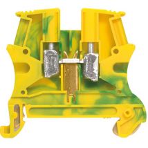 Morsetto Legrand 6mmq attacco DIN colore G/V 037172