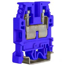 Morsetto passante standard Cabur 6mmq Blu CBX34