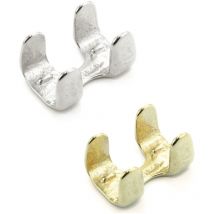 Morsetto per lunghina in ottone - oro