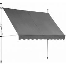 Morsetto Tenda da sole per balcone Protezione da sole Terrazza Finestra Tenda da sole per balcone Protezione dal vento Tenda a rullo per balcone