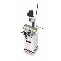 JET – Mortasatrice 230V – Testa girevole 180°, Regolazione altezza cremagliere, Angolo inclinazione fino a 35°