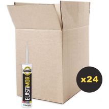 Mortero Sellador Elastimor, Cemento Express, Impermeable, para encintados, sellados, Caja 24 unds ROSA PORRIÑO