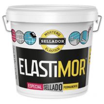 Ditosa Calidad E Innovacion - Mortero Sellador Elastimor, Cemento Express, Impermeable, para encintados, sellados, Cubo 25 Kg gris cemento