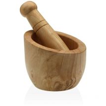 Mortero de cocina versa madera bambú 14,5 cm