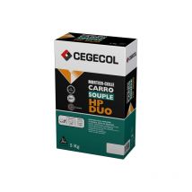 Mortier-colle Cegecol Carrosouple hp duo - Blanc - 5kg - 619814