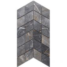 Mosaico in gres su rete per bagno o cucina 17.2 cm x 29.8 cm - Mini diamond romb