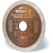 Disco diamantato 115 mm Montolit cermont CM115 per mosaico e ceramica sottile