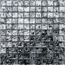 Mosaïque de verre sur maille pour salle de bain ou cuisine 30 x 30 cm - Salvador Dalì