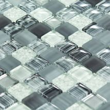 Mosaïque Pâte de Verre Bleu Arlequin - vendu par carton de 0.99 m²