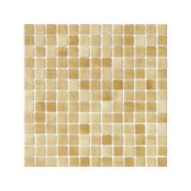 Alttoglass - Mosaique piscine Nieve beige ocre orangé 31.6x31.6 cm - 3008