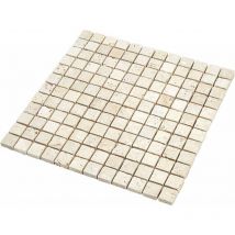 Mosaïque Travertin - Beige - 2.3 x 2.3 cm