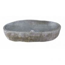 Mosavit - kalong Lavabo Sobre Encimera De Piedra Gris - ref: msv-kalong