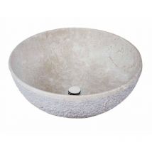 Mosavit - menorca Lavabo Sobre Encimera De Piedra Beige - ref: msv-menorcab