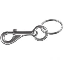 Moschettone a gancio cromato dörner + helmer 4815344 70 mm 12 pz.