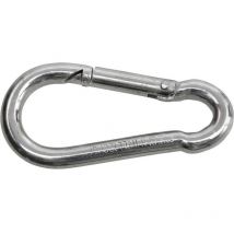 Moschettone Acciaio, da 8 x 80 mm SWG 680 154 881 80 (l x l) 80 mm x 8 mm