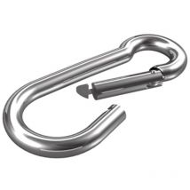 Moschettone Acciaio inossidabile A2 Dörner+helmer 4915084 8 mm x 80 mm 6 pz.