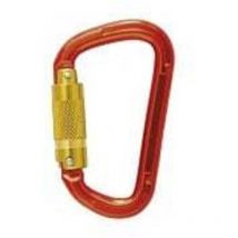 Moschettone In alluminio Twist lock EN362 Rosso ak 9426.