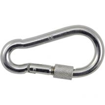 Moschettone Con Ghiera In Acciaio Zincato Mm 60 Cf. 50 Pz