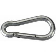 Moschettone per pompiere Inox 80 mm. - 1 pz.
