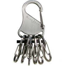 Moschettone portachiavi NI-KRS-03-11 KeyRack 6 S-Biner Argento 1 pz. - Nite Ize