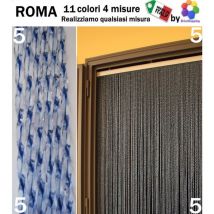 Moschiera zanzariera roma tenda uscio made in italy vari colori e misure misura: 150x250h colore : blu (5)