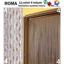 Moschiera zanzariera roma tenda uscio made in italy vari colori e misure misura: 120x230h colore : marrone (4)