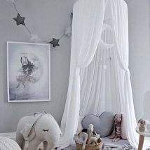 Moskitonetz Für Kinderbetten (weiß) 50 X 220 Cm