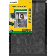Schellenberg - mosquitera marco fijo extensible aluminio antracita 75x100-193cm shellenberg