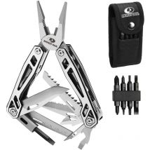 Mossy Oak - Multifunktionszange,21 in 1 Multi-Tool Multifunktion mit Zange Klappmesser, Faltbares Mulitool Camping Wandern Reparieren,inkl tragbare