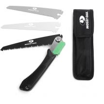 3 in 1 Handsäge Astsäge klappbar inkl. 3 scharfe Klingen aus Cr-V, Multifunktions Klappsäge für Garten,Glas, Fliesen, Holz, Metall, Kunststoff,