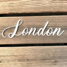 Mot Décoratif Cuisine, Dressing, Welcome, Home.- Coffee - 80 cm