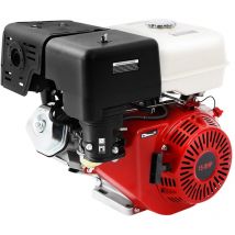 Gojoy - Moteur à essence 15 cv - Moteur de kart - Moteur industriel conique - 4 temps - 420 cc - Refroidi par air - Démarrage par câble