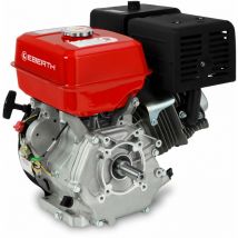 Eberth - 13 cv Moteur thermique à essence Moteur de kart avec arbre de 25 mm ø, sécurité contre manque d'huile, 4 temps, 1 cylindre, 389 ccm