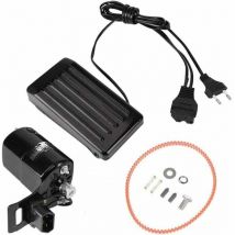 Moteur de Machine à Coudre 180W avec Pédale Universelle - Pièces de Rechange (Prise ue 220V)