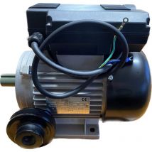 Domac - Moteur électrique 3 Cv - 230 v - Monophasé - Avec Poulie - Pour Compresseur