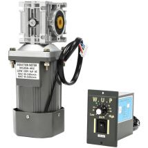 Gojoy - Moteur électrique à vis sans fin 220V 120W avec régulateur, réducteur à vis sans fin à vitesse réglable avec double roulement à billes,