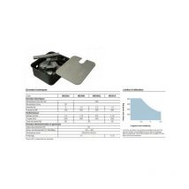 Moteur entérré metroplex irréversible 24V encodeur magn butée méca enfermeture / Sans caisson